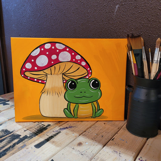 05.10.24 6pm Friendly Frog Paint Class