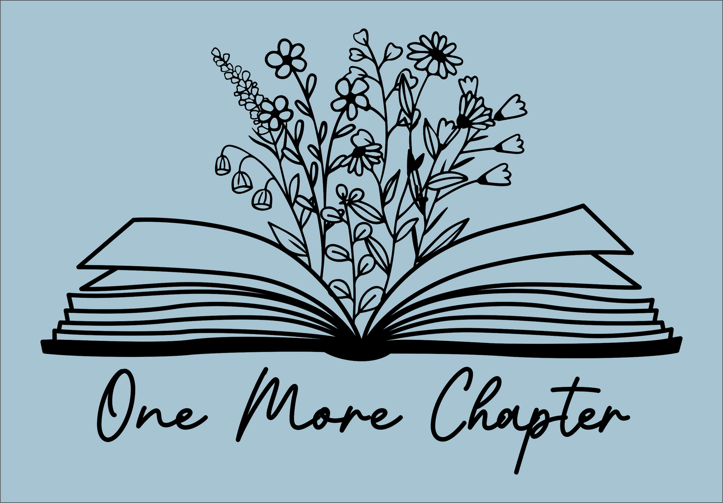 One More Chapter Book Nook Wood Sign Kit