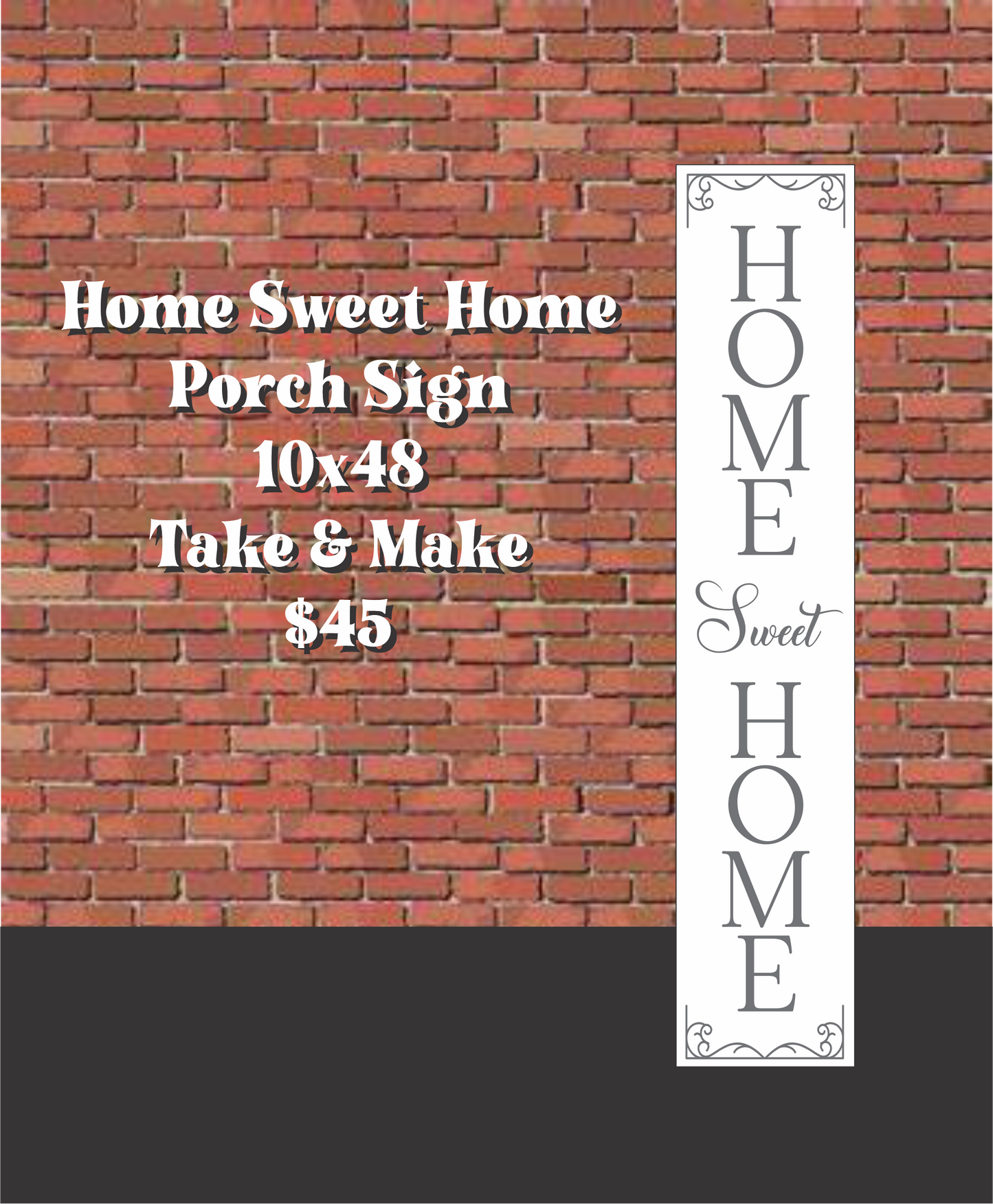 Home Sweet Home Porch Sign Kit