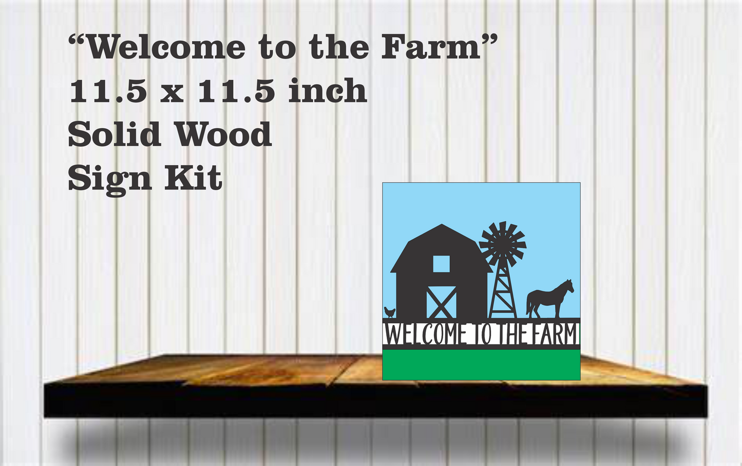 Welcome to the Farm Sign Kit